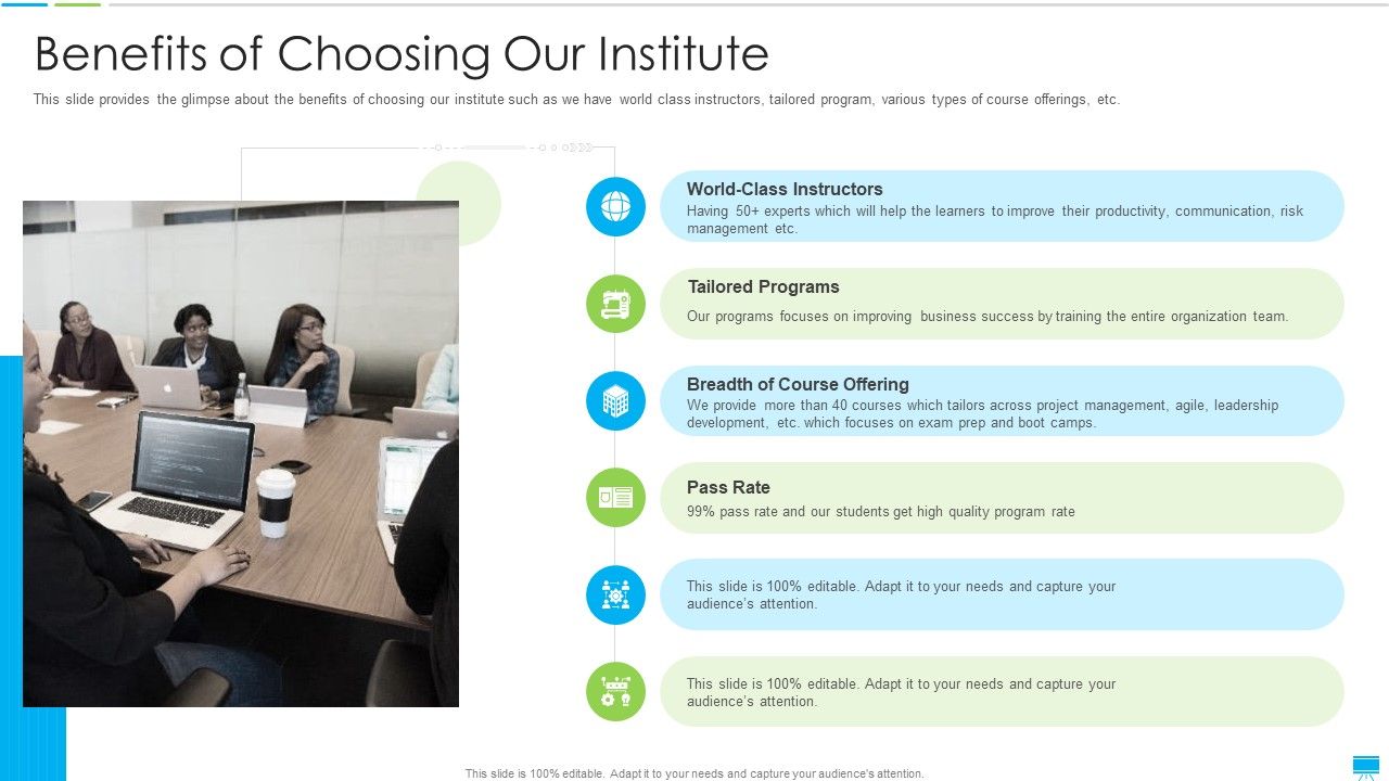 Project_Management_Coaching_IT_Benefits_Of_Choosing_Our_Institute_Infographics_PDF_Slide_1.jpg