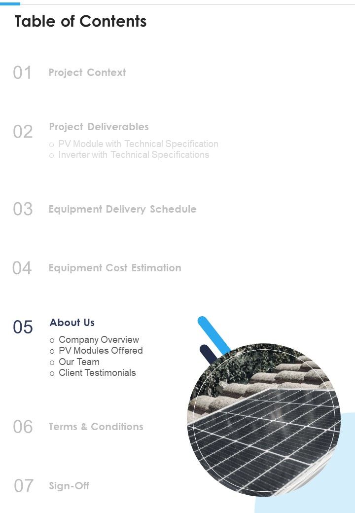 Project Proposal For Solar Panel Sales Example Document Report Doc Pdf Ppt