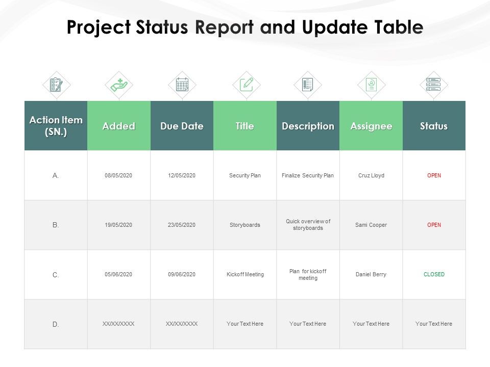 Project_Status_Report_And_Update_Table_Ppt_PowerPoint_Presentation_File_Show_PDF_Slide_1.jpg