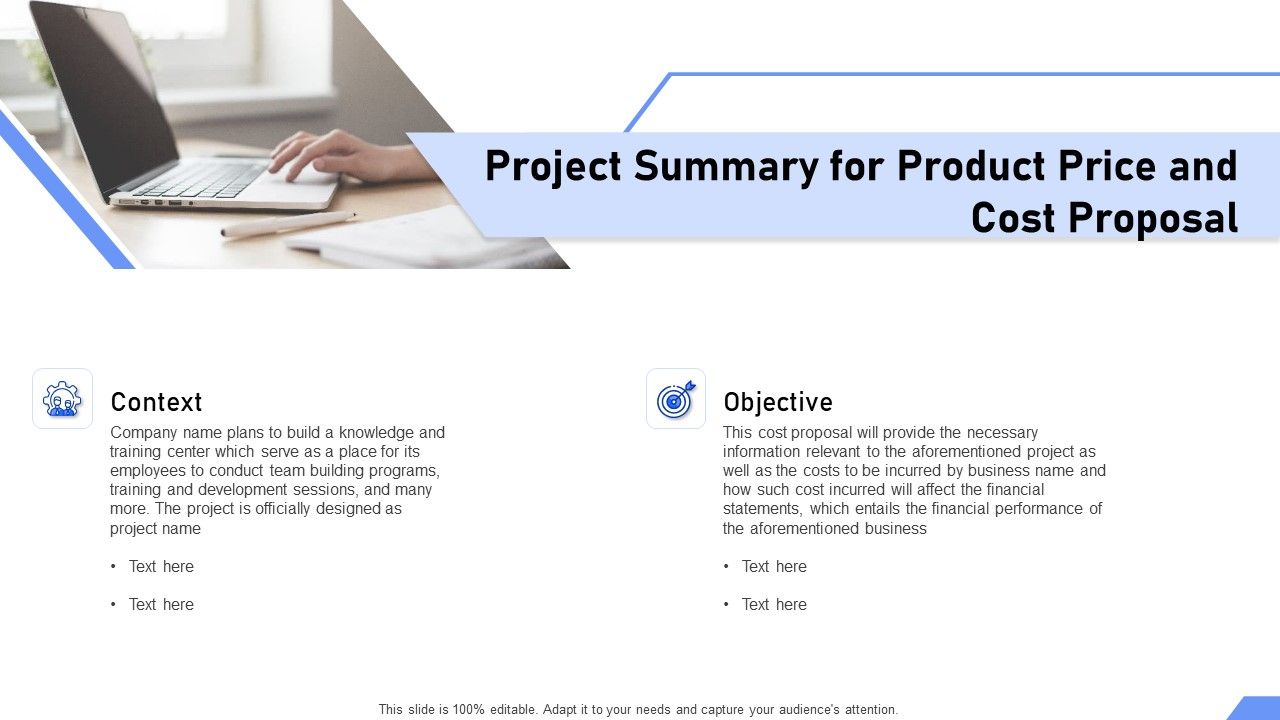 Project_Summary_For_Product_Price_And_Cost_Proposal_Ppt_Microsoft_PDF_Slide_1.jpg