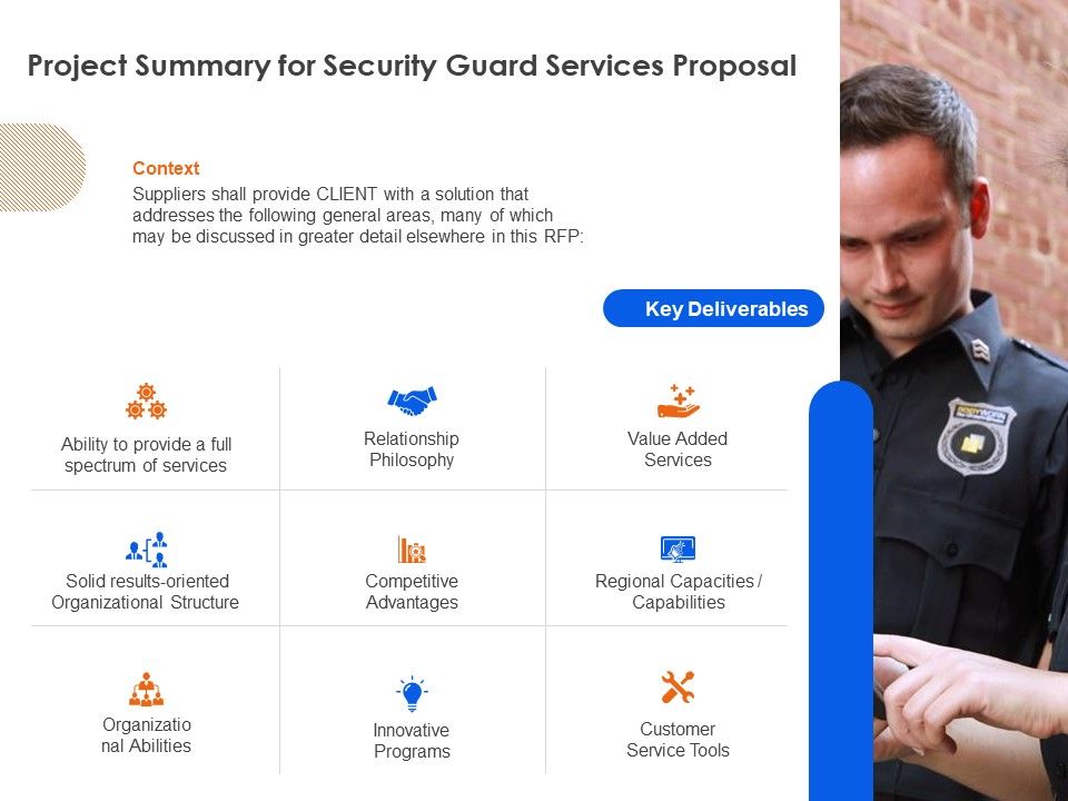 Project_Summary_For_Security_Guard_Services_Proposal_Ppt_Ideas_Guide_PDF_Slide_1.jpg