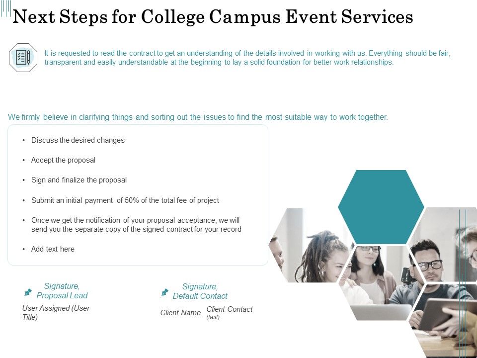 Promoting_University_Event_Next_Steps_For_College_Campus_Event_Services_Ppt_Infographic_Template_PDF_Slide_1.jpg