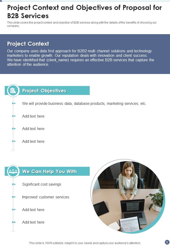 Proposal For B2B Services Example Document Report Doc Pdf Ppt