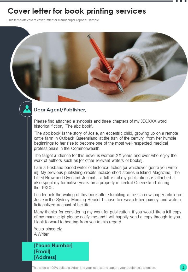 Proposal For Book Printing Services Example Document Report Doc Pdf Ppt