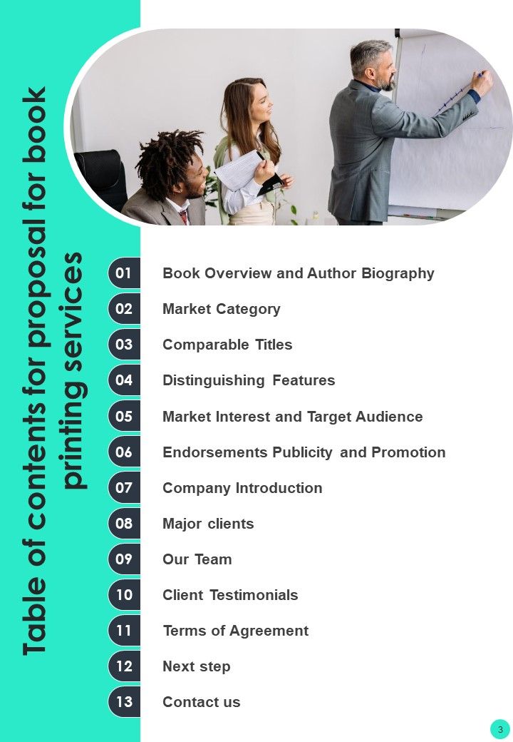Proposal For Book Printing Services Example Document Report Doc Pdf Ppt