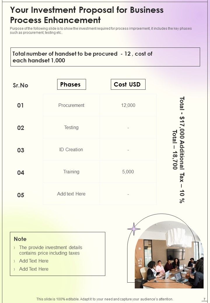 Proposal For Business Process Enhancement Example Document Report Doc Pdf Ppt