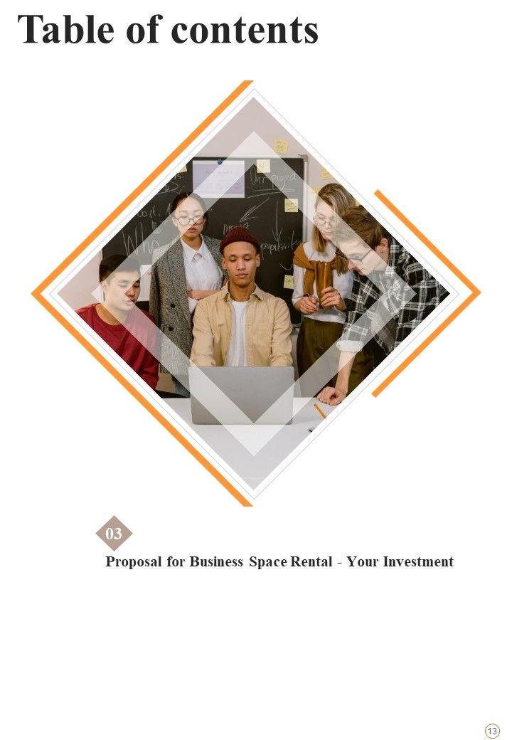 Proposal For Business Space Rental Example Document Report Doc Pdf Ppt