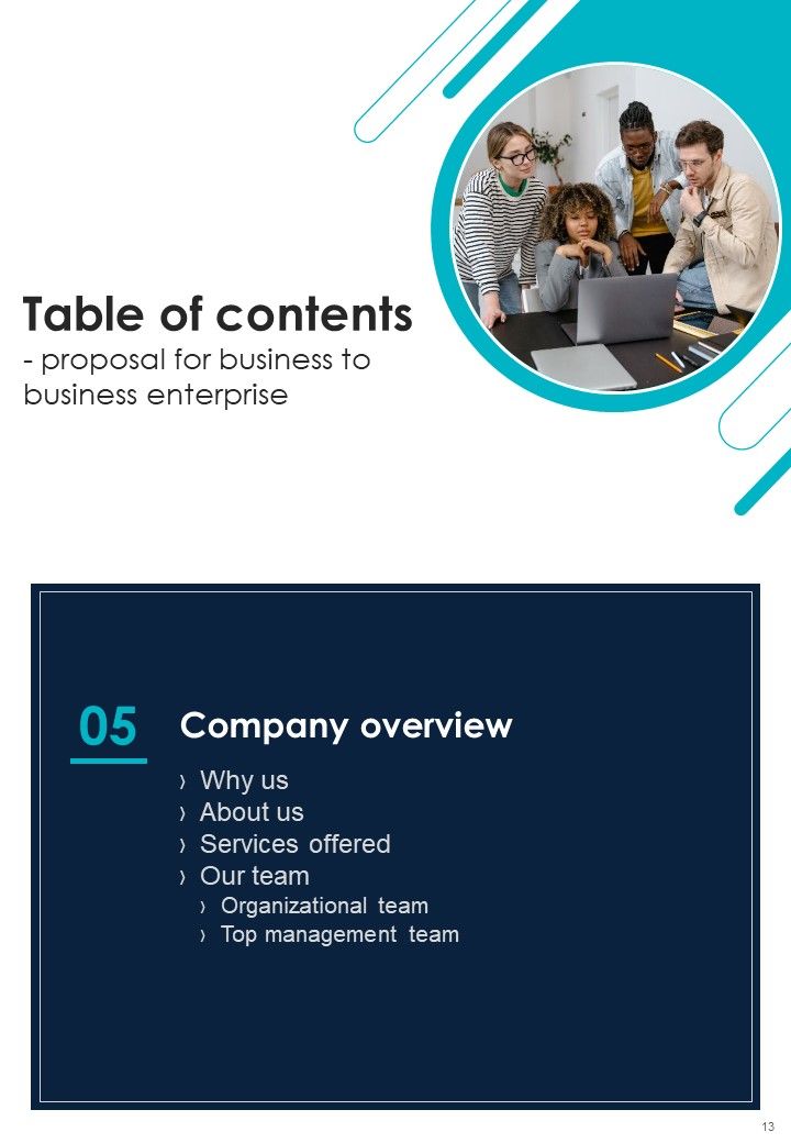 Proposal For Business To Business Enterprise Example Document Report Doc Pdf Ppt