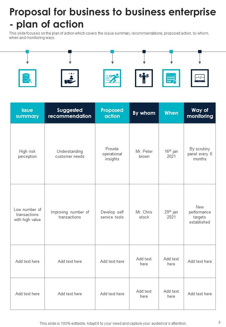 Proposal For Business To Business Enterprise Example Document Report Doc Pdf Ppt