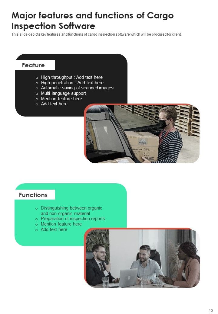Proposal For Cargo Inspection Software Package Example Document Report Doc Pdf Ppt