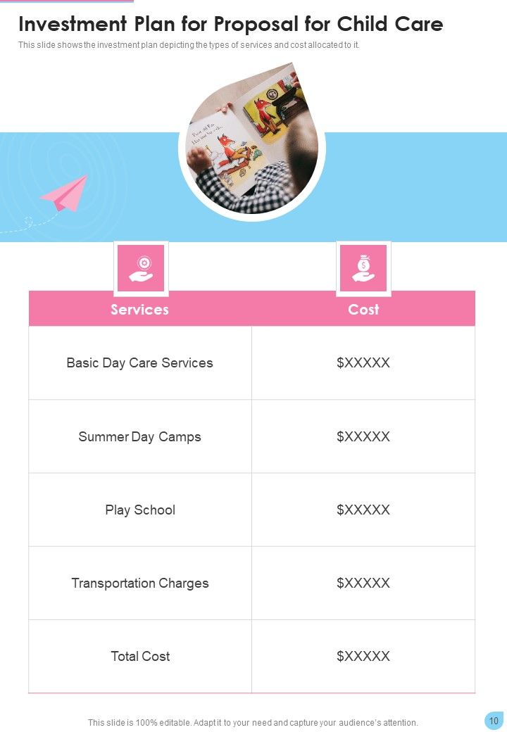 Proposal For Child Care Example Document Report Doc Pdf Ppt