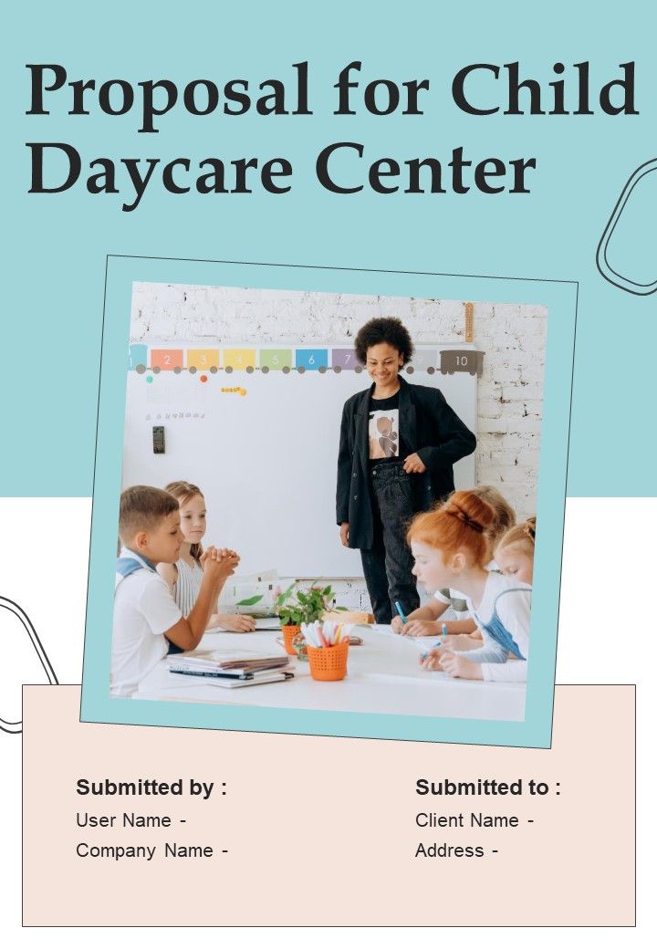 Proposal For Child Daycare Center Example Document Report Doc Pdf Ppt Slide01