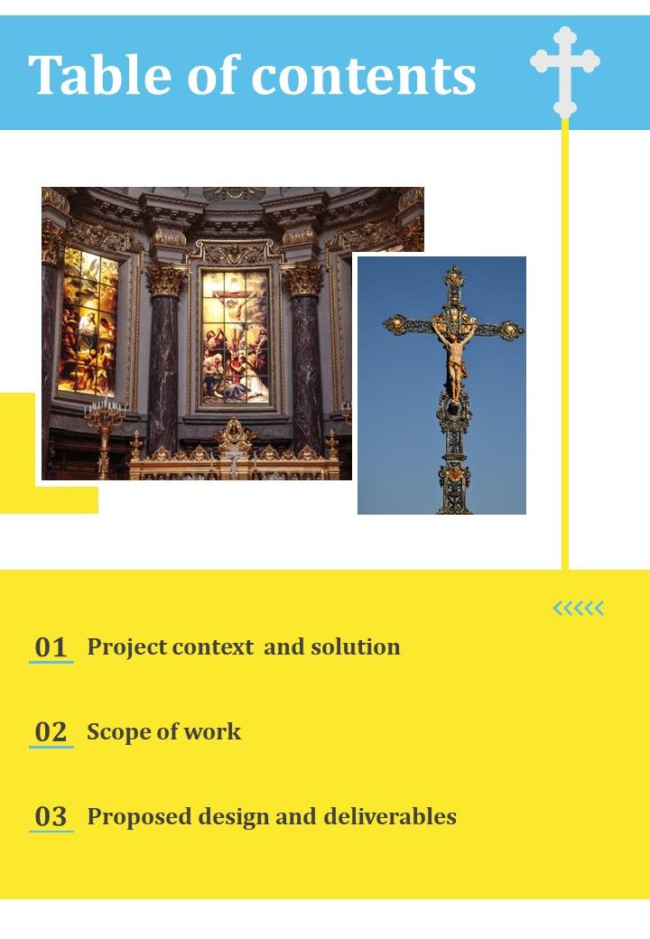 Proposal_For_Church_Building_Development_Table_Of_Contents_One_Pager_Sample_Example_Document_Slide_1.jpg