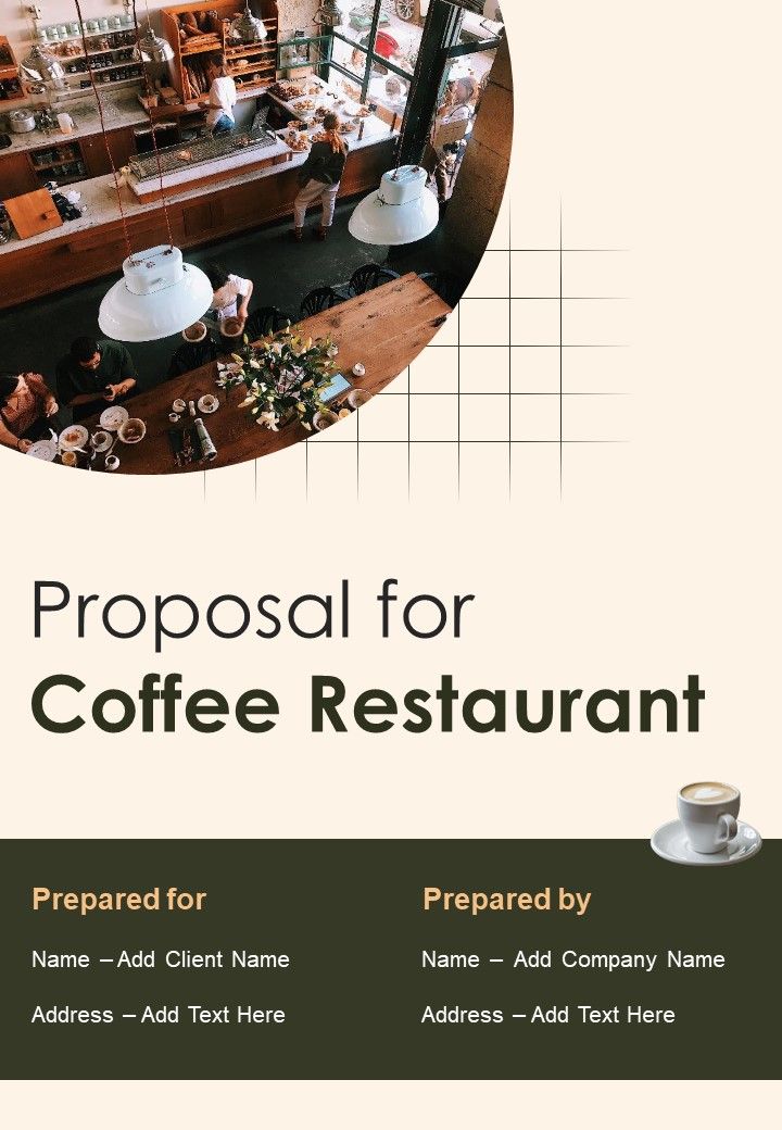 Proposal For Coffee Restaurant Example Document Report Doc Pdf Ppt Slide01