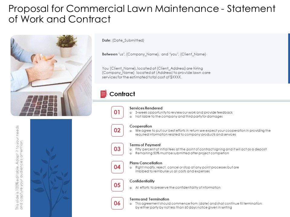 Proposal_For_Commercial_Lawn_Maintenance_Statement_Of_Work_And_Contract_Ppt_Summary_Show_PDF_Slide_1.jpg
