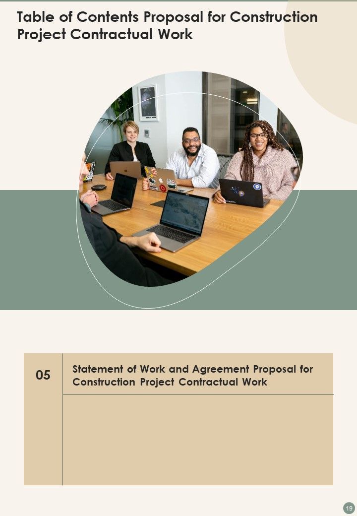 Proposal For Construction Project Contractual Work Example Document Report Doc Pdf Ppt