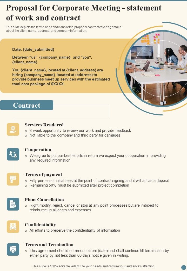 Proposal_For_Corporate_Meeting_Statement_Of_Work_And_Contract_One_Pager_Sample_Example_Document_Slide_1.jpg