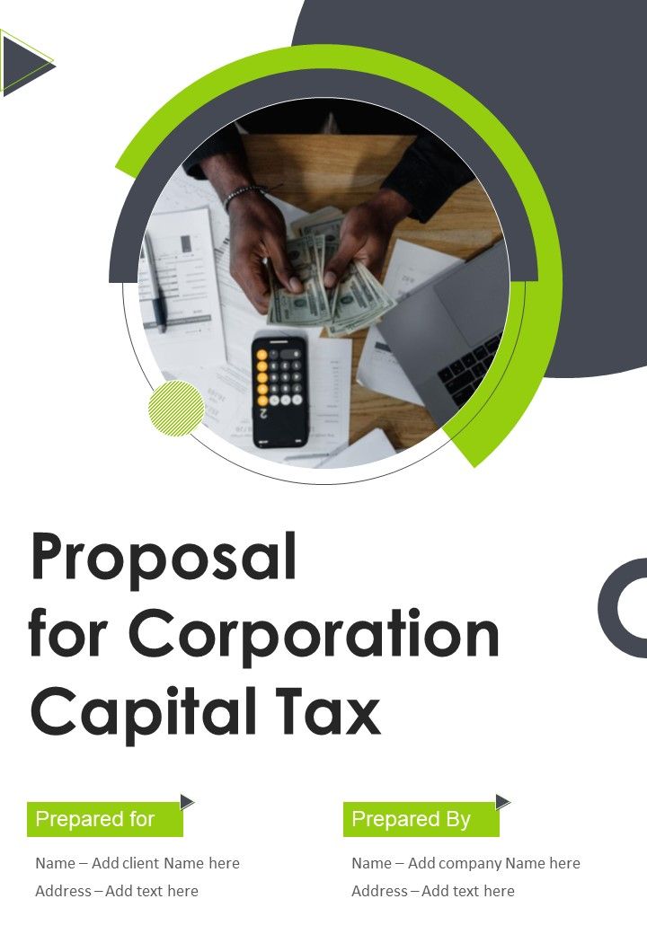 Proposal For Corporation Capital Tax Example Document Report Doc Pdf Ppt Slide01
