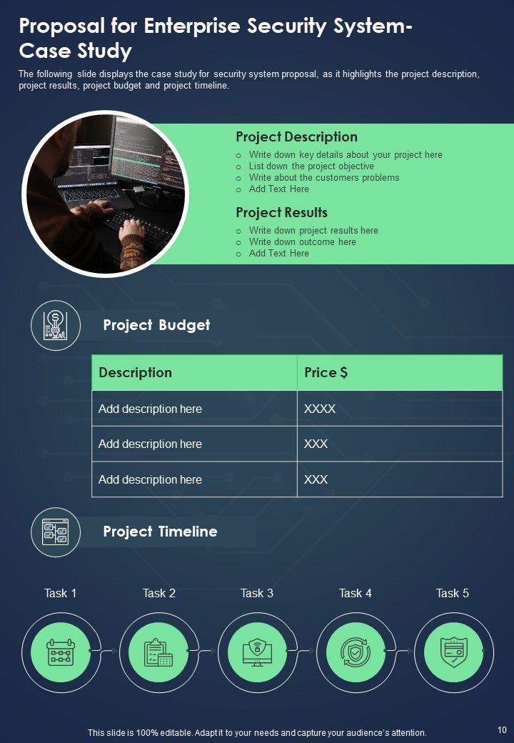 Proposal For Enterprise Security System Example Document Report Doc Pdf Ppt