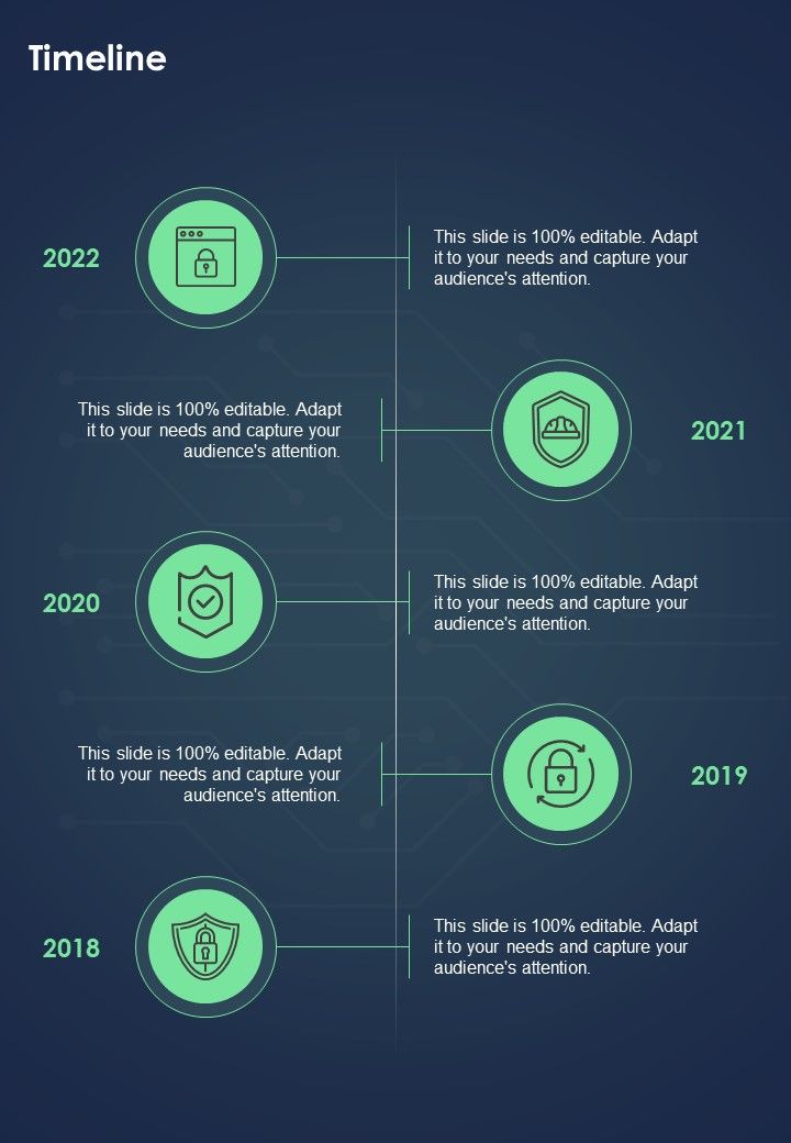 Proposal For Enterprise Security System Timeline One Pager Sample Example Document Slide01