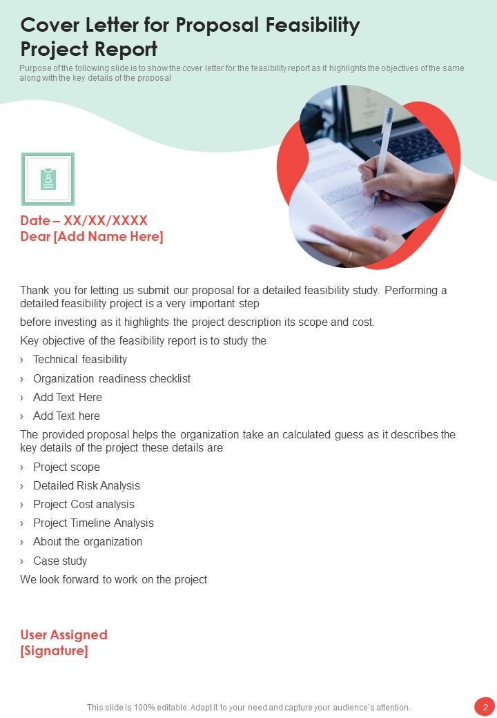 Proposal For Feasibility Project Report Example Document Report Doc Pdf Ppt