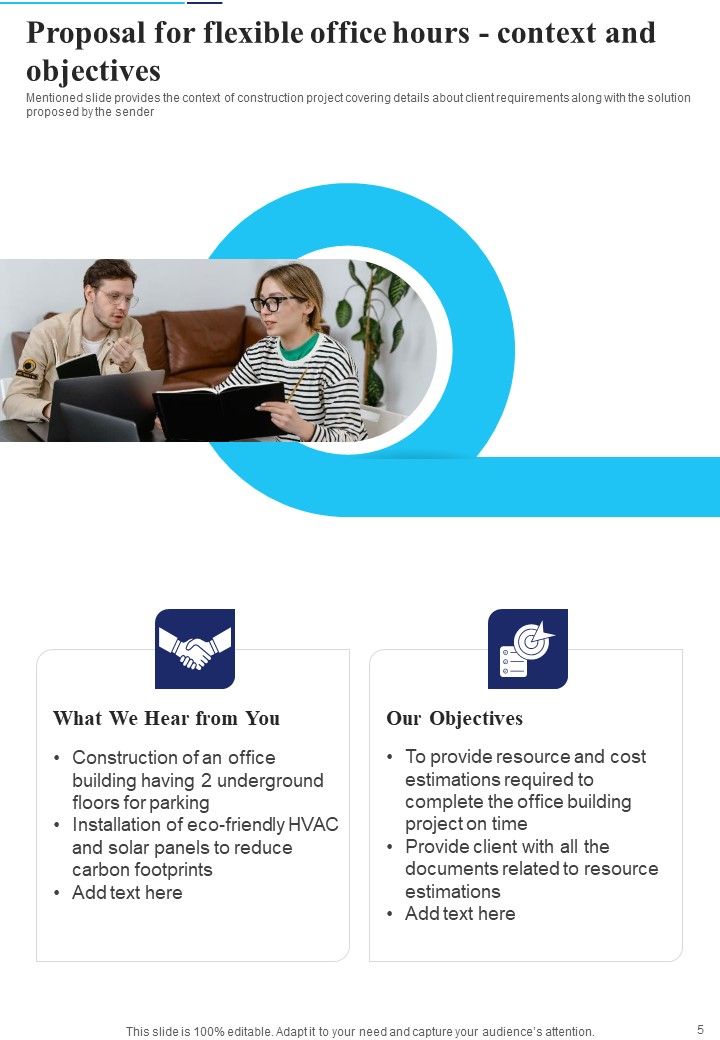 Proposal For Flexible Office Hours Example Document Report Doc Pdf Ppt