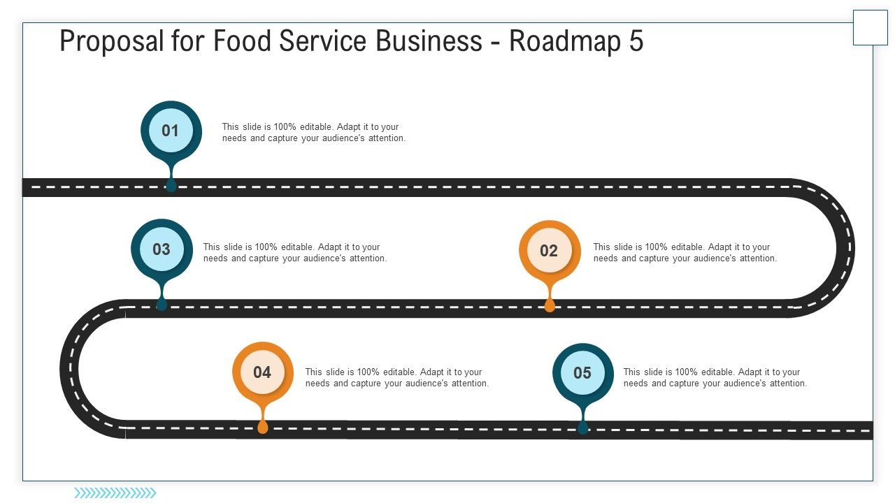 Proposal_For_Food_Service_Business_Roadmap_Five_Stage_Process_Ppt_Gallery_Good_PDF_Slide_1.jpg