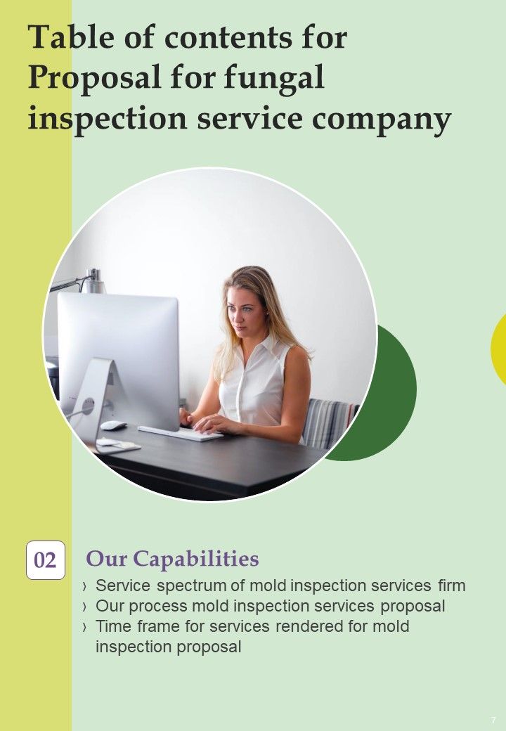 Proposal For Fungal Inspection Service Company Example Document Report Doc Pdf Ppt