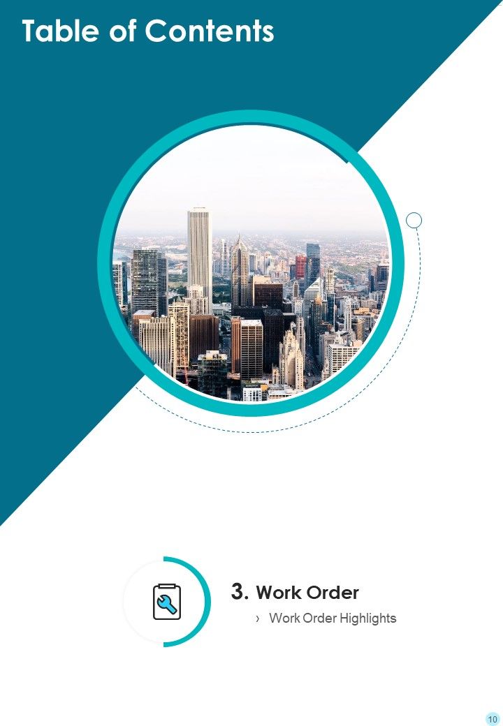 Proposal For Hospitality Work Order Example Document Report Doc Pdf Ppt