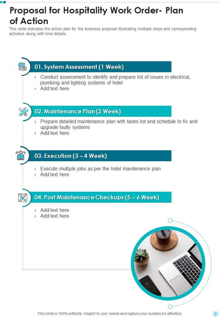 Proposal For Hospitality Work Order Example Document Report Doc Pdf Ppt