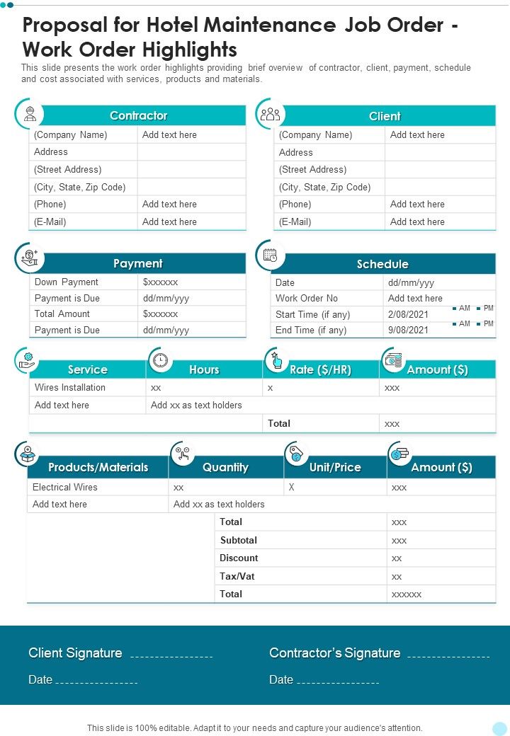 Proposal_For_Hotel_Maintenance_Job_Order_Work_Order_Highlights_One_Pager_Sample_Example_Document_Slide_1.jpg