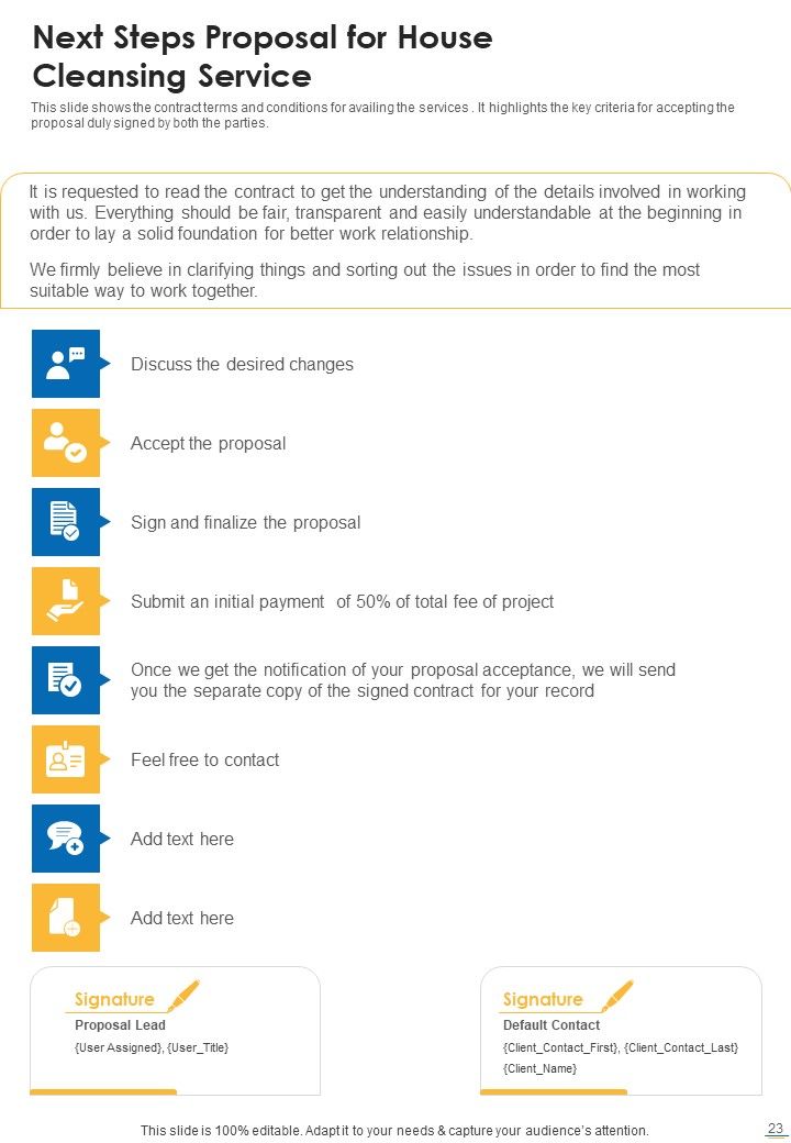 Proposal For House Cleansing Service Example Document Report Doc Pdf Ppt
