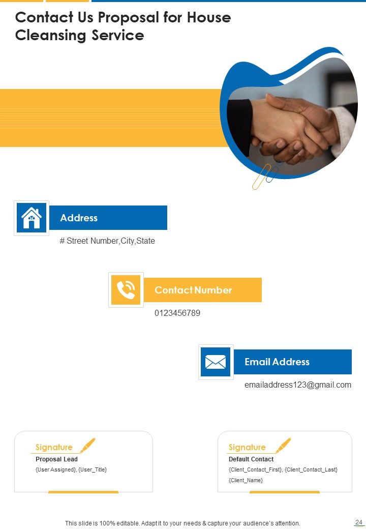 Proposal For House Cleansing Service Example Document Report Doc Pdf Ppt