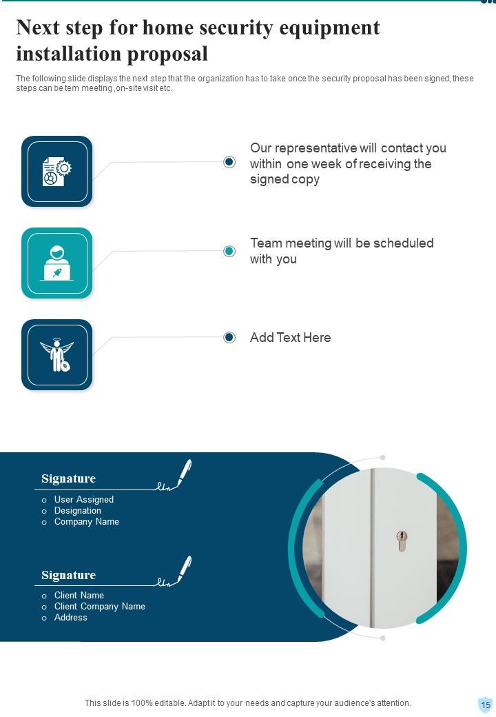 Proposal For House Security Devices Installation Example Document Report Doc Pdf Ppt