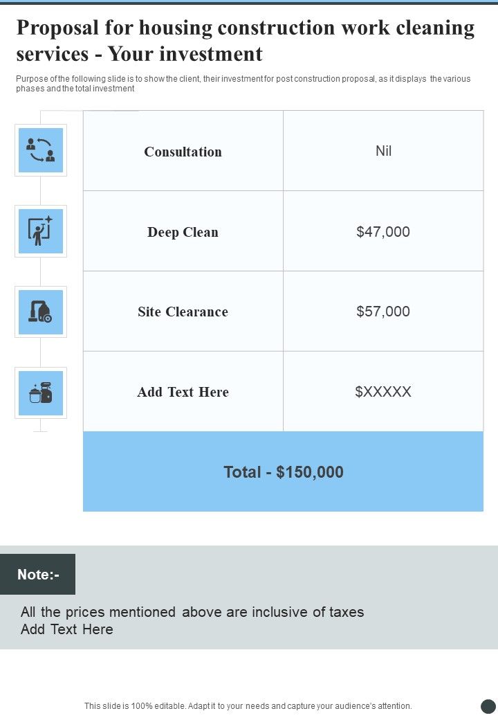 Proposal_For_Housing_Construction_Work_Cleaning_Services_Your_Investment_One_Pager_Sample_Example_Document_Slide_1.jpg