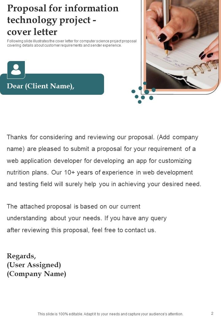 Proposal For Information Technology Project Example Document Report Doc Pdf Ppt