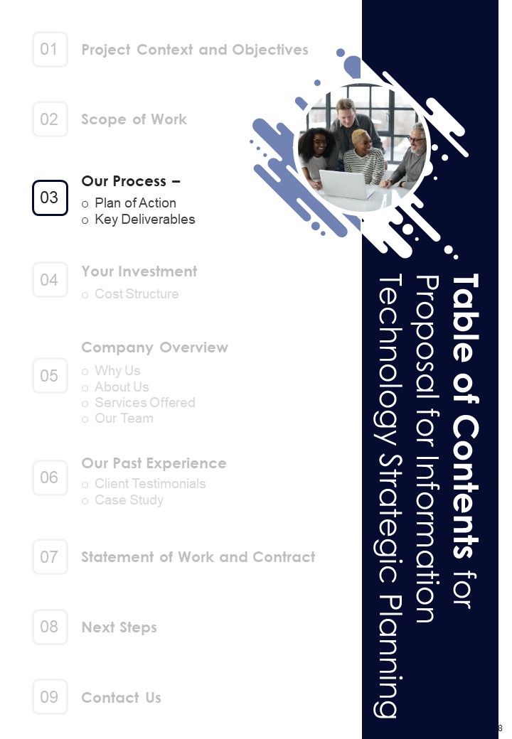 Proposal For Information Technology Strategic Planning Example Document Report Doc Pdf Ppt