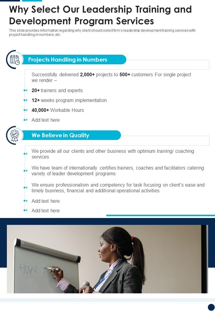 Proposal For Leadership Training And Development Program Example Document Report Doc Pdf Ppt