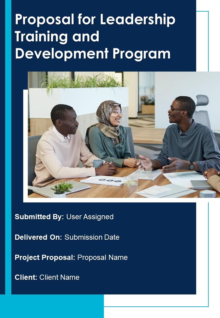Proposal For Leadership Training And Development Program Example Document Report Doc Pdf Ppt Slide01