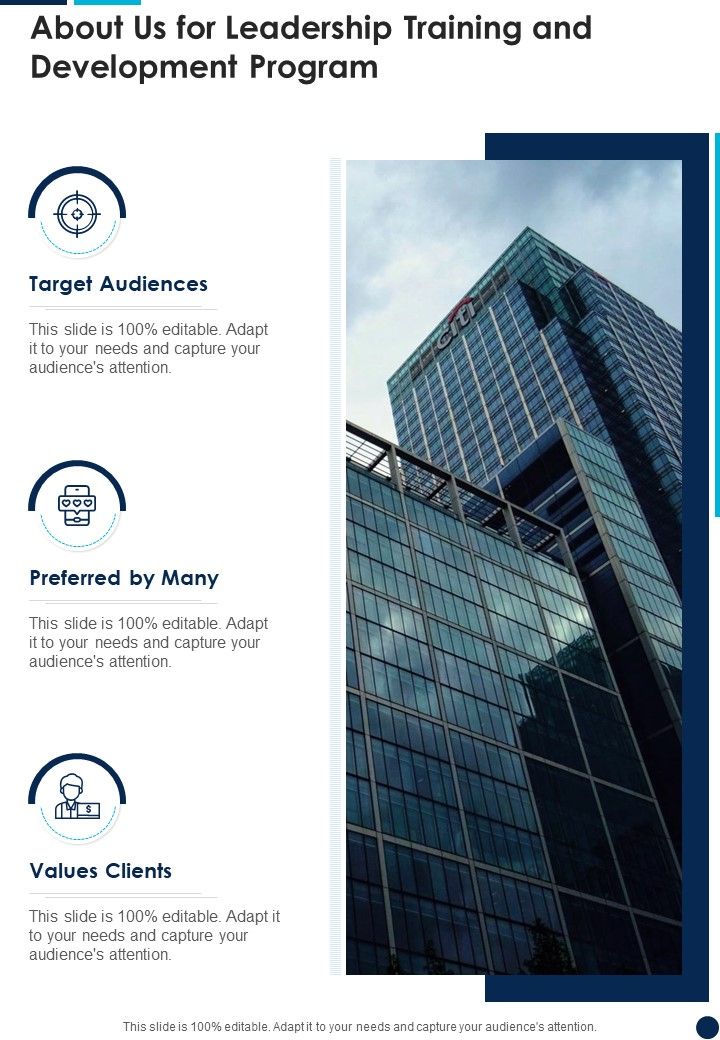 Proposal For Leadership Training And Development Program Example Document Report Doc Pdf Ppt