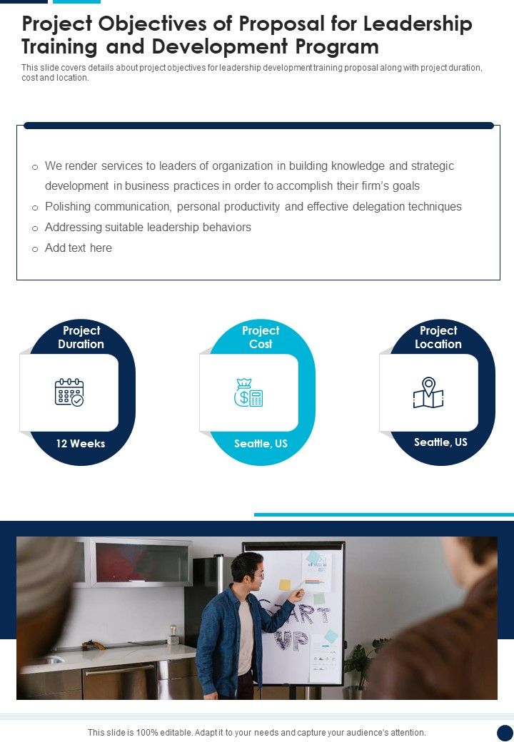 Proposal For Leadership Training And Development Program Example Document Report Doc Pdf Ppt