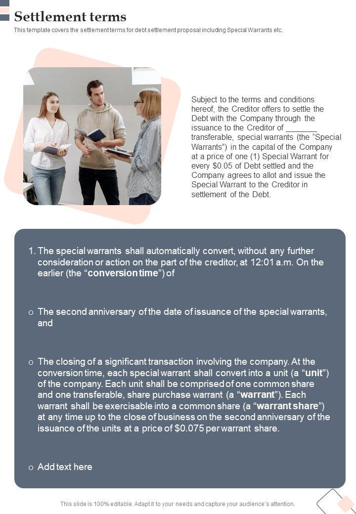 Proposal_For_Loan_Settlement_Settlement_Terms_One_Pager_Sample_Example_Document_Slide_1.jpg