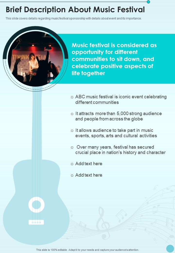 Proposal_For_Music_Festival_Investment_Brief_Description_About_Music_Festival_One_Pager_Sample_Example_Document_Slide_1.jpg