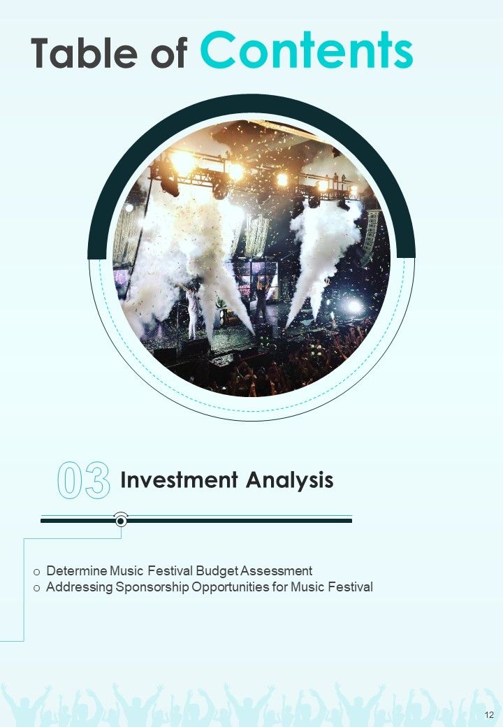 Proposal For Music Festival Investment Example Document Report Doc Pdf Ppt