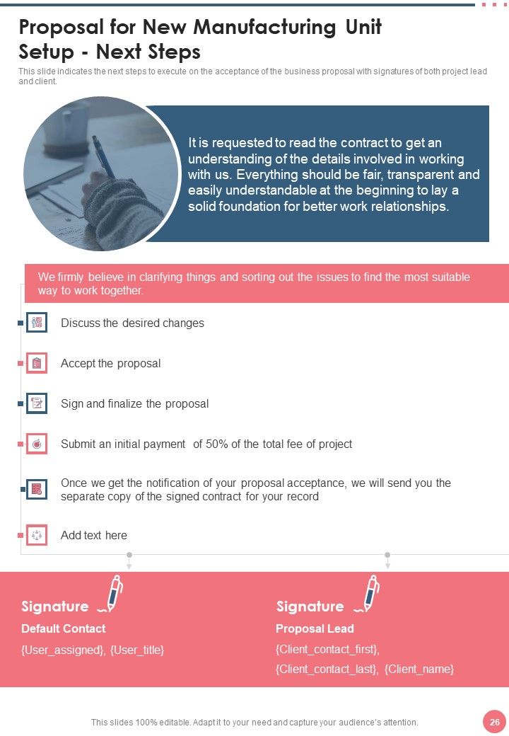 Proposal For New Manufacturing Unit Setup Example Document Report Doc Pdf Ppt