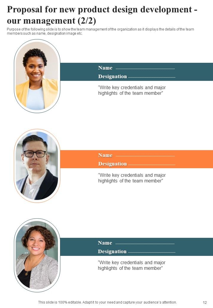 Proposal For New Product Design Development Example Document Report Doc Pdf Ppt