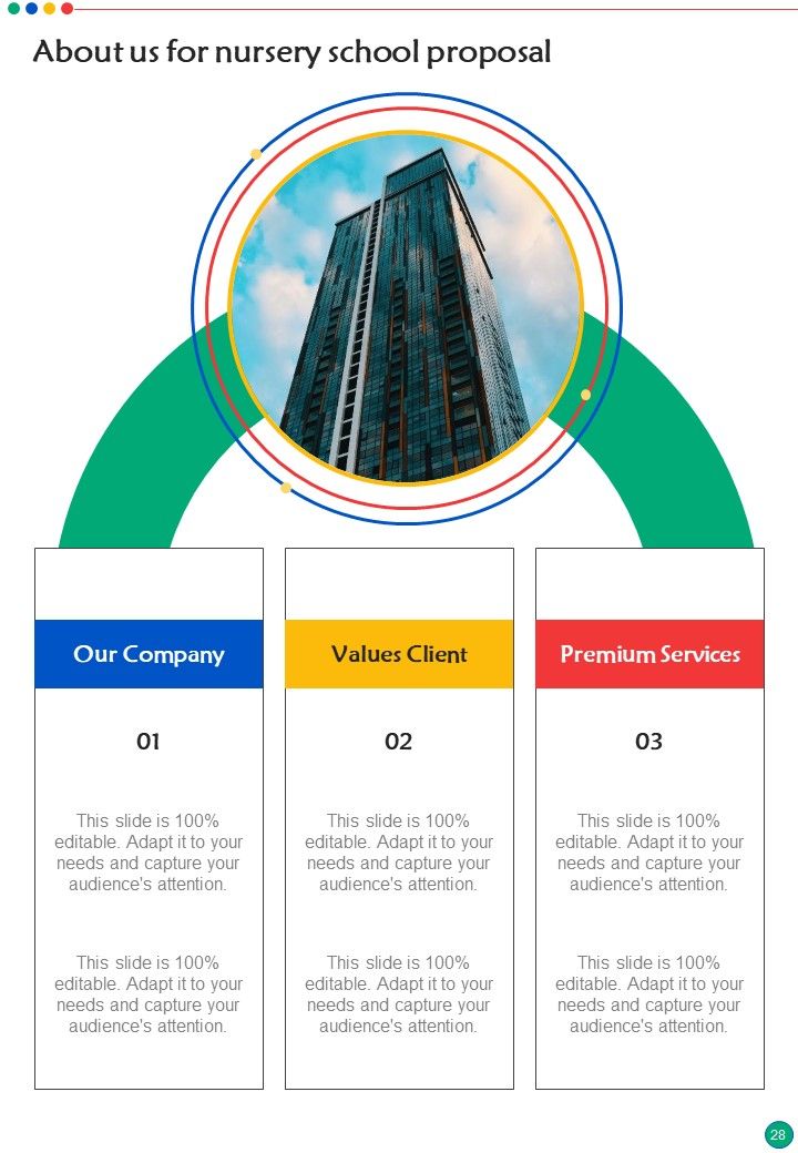 Proposal For Nursery School Example Document Report Doc Pdf Ppt
