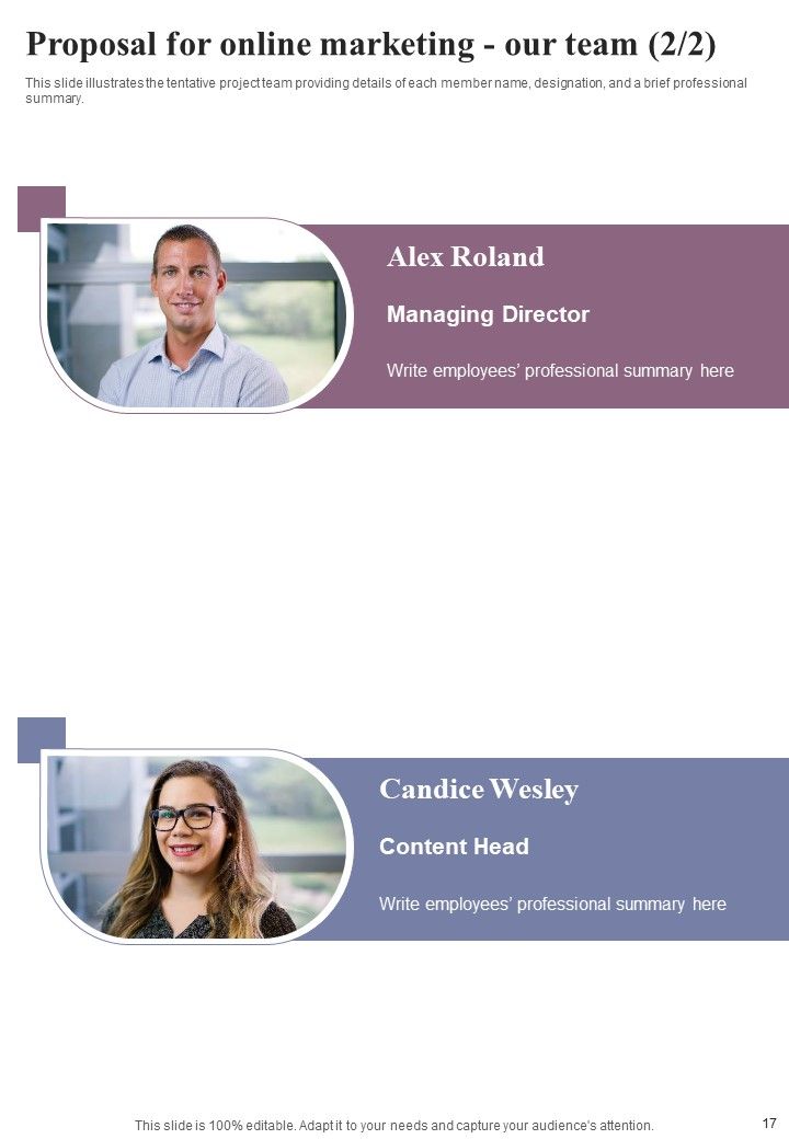 Proposal For Online Marketing Example Document Report Doc Pdf Ppt