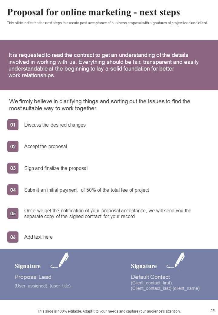 Proposal For Online Marketing Example Document Report Doc Pdf Ppt