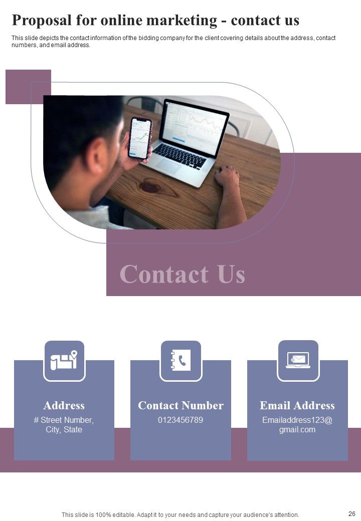 Proposal For Online Marketing Example Document Report Doc Pdf Ppt